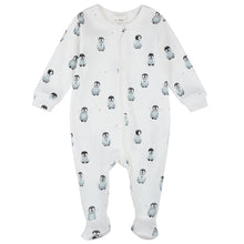 Load image into Gallery viewer, Petit Lem Penguin Print Rib Sleeper
