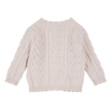 Load image into Gallery viewer, Petit Lem Floral Jacquard Cardigan
