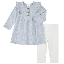 Load image into Gallery viewer, Petit Lem Frost Flower Print Dress and Legging
