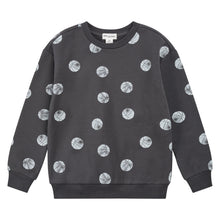Load image into Gallery viewer, Miles Basketball Print Sweatshirt Dark Grey
