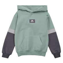 Load image into Gallery viewer, Miles Color Block Hoodie Seafoam
