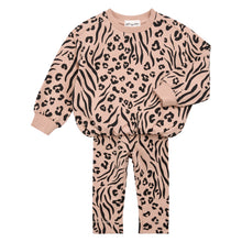 Load image into Gallery viewer, Miles Baby Zebra Cheetah Print Sweatshirt and Legging
