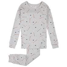 Load image into Gallery viewer, Petit Lem Slapstick Print Rib Pyjamas
