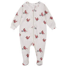 Load image into Gallery viewer, Petit Lem Cardinal Print LunaKnit Sleeper
