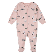 Load image into Gallery viewer, Petit Lem Meowy and Bright Print Sleeper Pink
