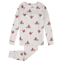 Load image into Gallery viewer, Petit Lem Cardinal Print LunaKnit Pyjamas
