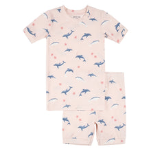 Load image into Gallery viewer, Petit Lem Dolphin Print Summer Pyjamas
