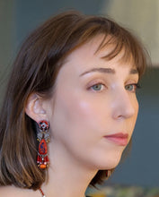 Load image into Gallery viewer, Ayala Bar Crimson Fire, Nar Earrings

