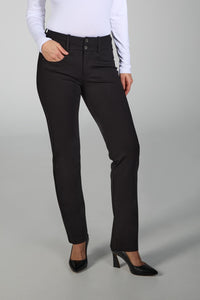 Beddome Ponte Straight Leg Pant Black