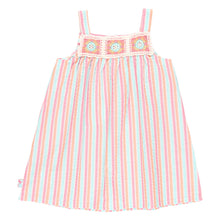 Load image into Gallery viewer, Boboli Stripe Seersucker Dress
