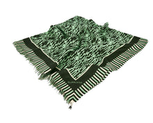 Load image into Gallery viewer, Surkana Print Viscose Scarf Green
