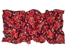 Load image into Gallery viewer, Surkana Print Wool Scarf Maroon
