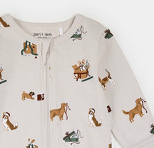 Load image into Gallery viewer, Petit Lem Santa Paws Sleeper
