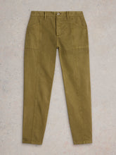 Load image into Gallery viewer, White Stuff UK Thea Trouser Khaki Green
