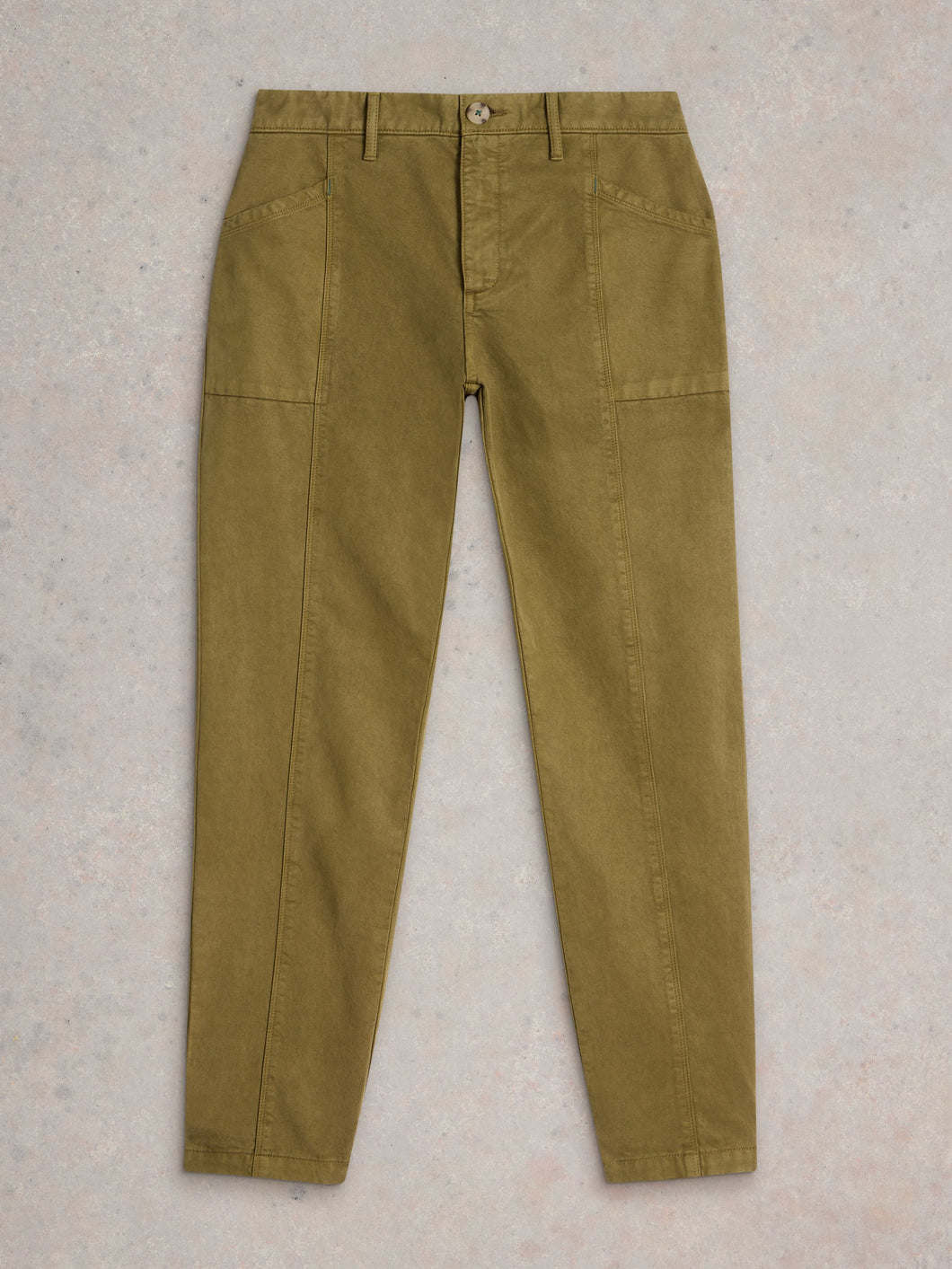 White Stuff UK Thea Trouser Khaki Green