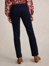 Load image into Gallery viewer, White Stuff UK Brooke Straight Cord Trouser Dk Navy
