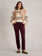 Load image into Gallery viewer, White Stuff UK Brooke Straight Cord Trouser Mid Plum
