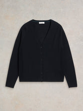 Load image into Gallery viewer, White Stuff UK Luna V-Neck Cardi Pure Black
