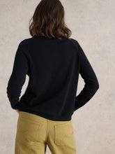 Load image into Gallery viewer, White Stuff UK Luna V-Neck Cardi Pure Black
