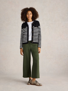 White Stuff UK Sara Knit Cardigan Stripe