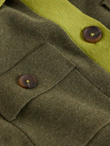 White Stuff UK Sara Knit Cardigan Olive