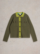 Load image into Gallery viewer, White Stuff UK Sara Knit Cardigan Olive
