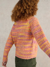 Load image into Gallery viewer, White Stuff UK Cindy Space Dye Cardi Orange Multi
