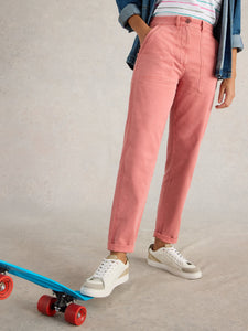 White Stuff UK Twister Chino Pant Coral