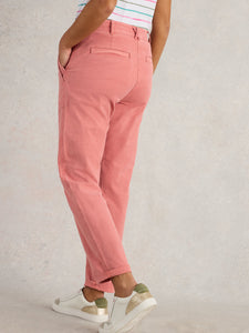 White Stuff UK Twister Chino Pant Coral