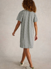 Load image into Gallery viewer, White Stuff UK Lindsay Linen Dress Ivory Print
