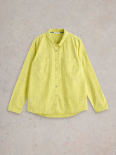 Load image into Gallery viewer, White Stuff UK Sophie Organic Cotton Shirt Lime Multi
