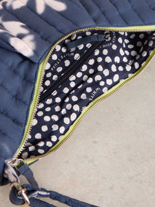 White Stuff UK Zoe Printed Sling Bag Navy Print