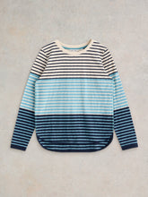 Load image into Gallery viewer, White Stuff UK Clara Tee Blue Multi
