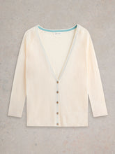 Load image into Gallery viewer, White Stuff UK Naria Linen Blend Cardi Natural
