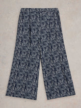Load image into Gallery viewer, White Stuff UK Lisette Crinkle Culotte Navy Print
