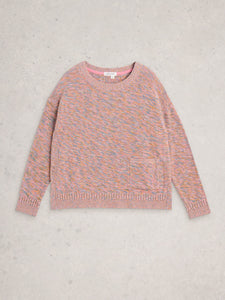 White Stuff UK Victoria Sweater Pink Multi