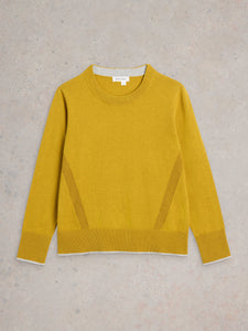 White Stuff UK Katie Sweater Chartreuse
