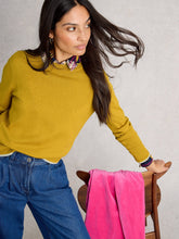 Load image into Gallery viewer, White Stuff UK Katie Sweater Chartreuse
