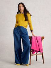 Load image into Gallery viewer, White Stuff UK Katie Sweater Chartreuse
