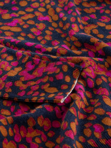 White Stuff UK Katie Print Sweater Navy Print