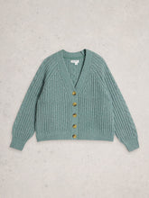 Load image into Gallery viewer, White Stuff UK Sally Slub Cardigan Dusty Green
