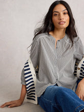 Load image into Gallery viewer, White Stuff UK Stripe Mix Shirt
