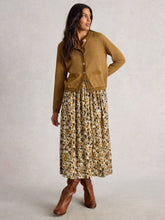 Load image into Gallery viewer, White Stuff UK Charlotte Sparkle Cardi Dark Chartreuse
