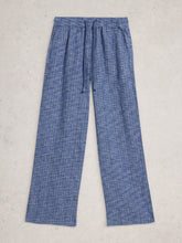 Load image into Gallery viewer, White Stuff UK Ally Linen Wide Leg Trouser Chambray Blue
