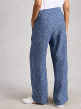 Load image into Gallery viewer, White Stuff UK Ally Linen Wide Leg Trouser Chambray Blue

