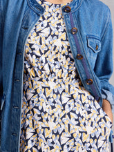 Load image into Gallery viewer, White Stuff UK Olivia Jersey Dress Blue Print
