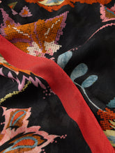 Load image into Gallery viewer, White Stuff UK Sophie Printed Scarf Black Print
