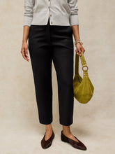 Load image into Gallery viewer, White Stuff UK Illy Crop Straight Trouser Pure Black
