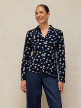 Load image into Gallery viewer, White Stuff UK Annie Jersey Shirt Navy Print
