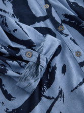 Load image into Gallery viewer, White Stuff UK Annie Longline Shirt Blue Print
